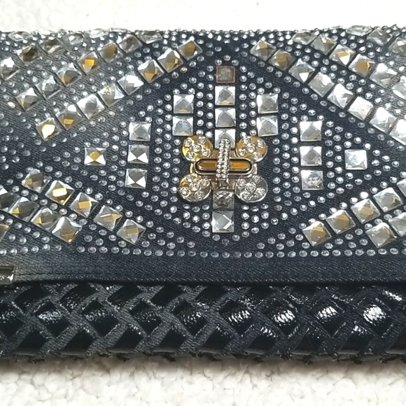 Lany Heavily Jewelled Shoulder Bag With Twist Lock - Picture 2 of 8